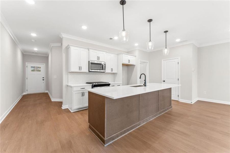 Furnished interior view inside a new home in Cherokee Township, Acworth (Image 17).