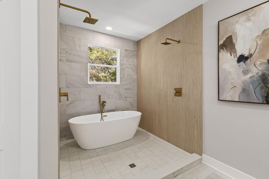 Furnished interior view inside a new home in , Charleston (Image 36).