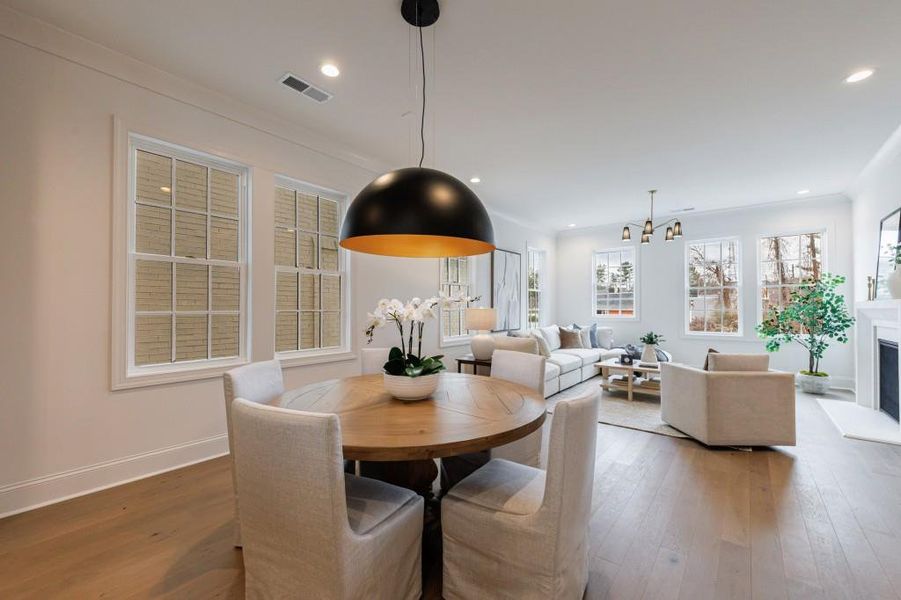 Furnished interior view inside a new home in , Alpharetta (Image 29).