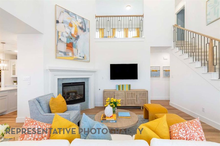 Furnished interior view inside a new home in The Parks at Wilson Creek, Celina (Image 21).