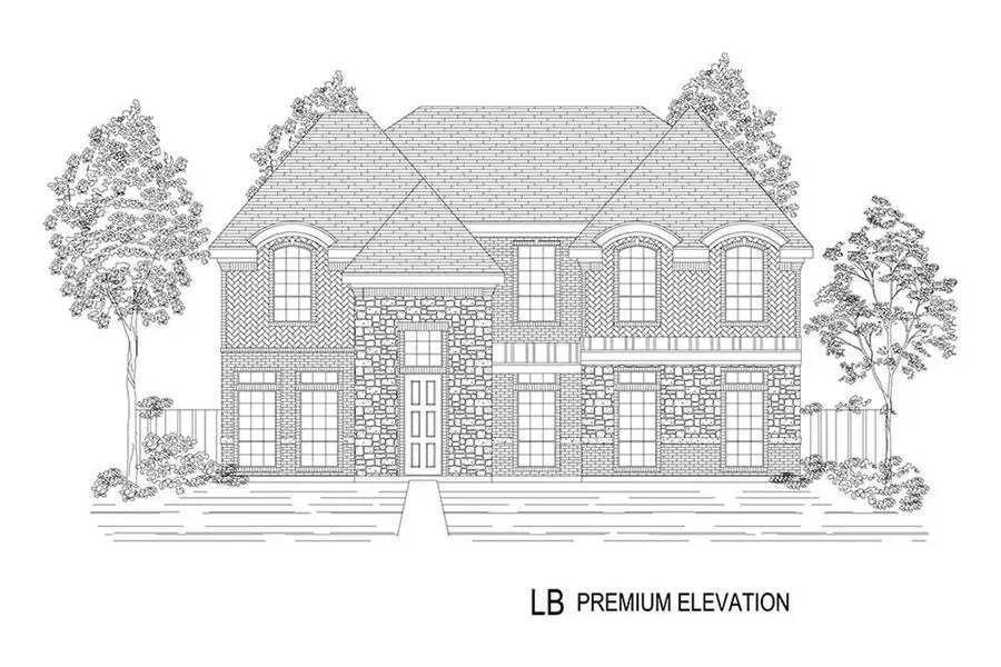 Representative rendering of the exterior for the Stonehaven 45 2R-CW by First Texas Homes (Image 23). Representative rendering of the exterior for the Stonehaven 45 2R-CW by First Texas Homes (Image 23).