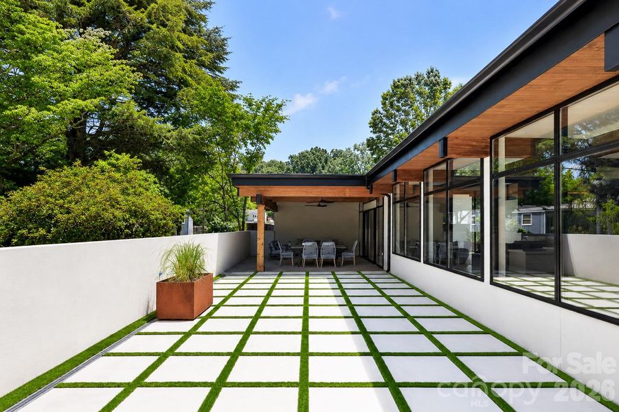 Exterior details and patio area of a home in , Charlotte (Image 22). Exterior details and patio area of a home in , Charlotte (Image 22).