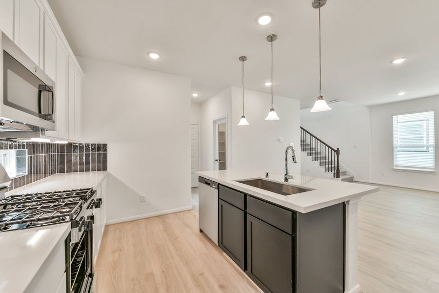 Furnished interior view inside a new home in Anderson Lake, Houston (Image 3).