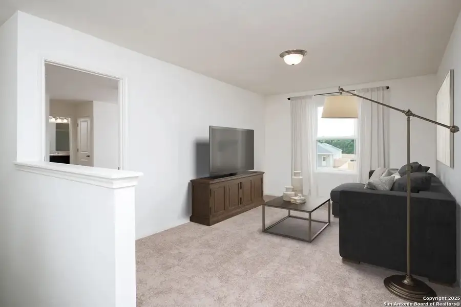 Furnished interior view inside a new home in Saddlebrook Ranch, Schertz (Image 8).