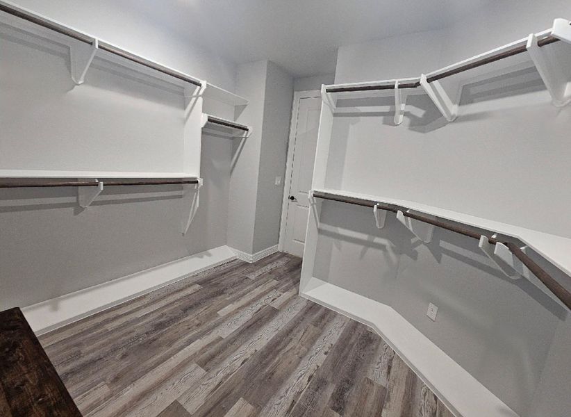 Plenty of space for shoes at the bottom shelves.