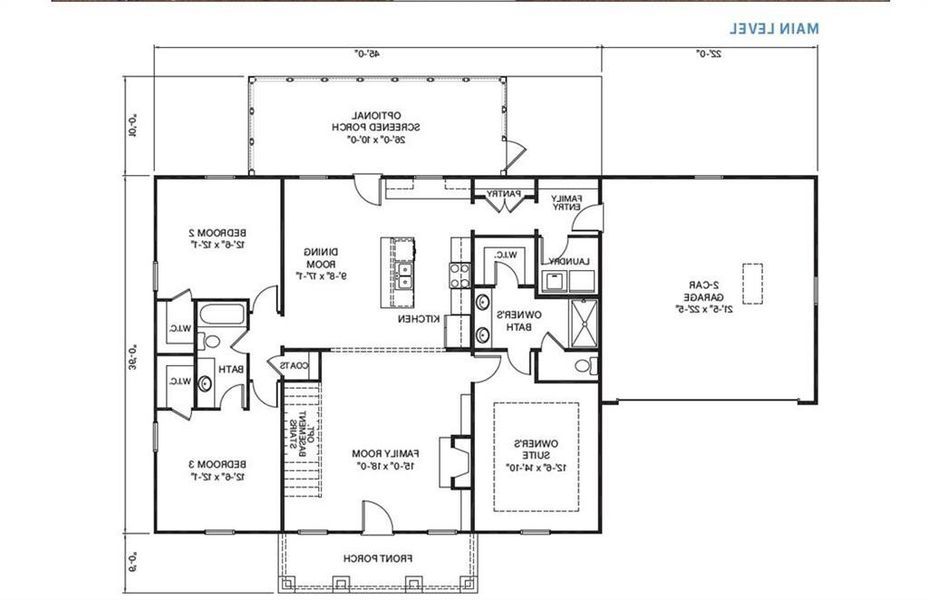 2D floor plan layout of this home in , Waleska, GA (Image 3).
