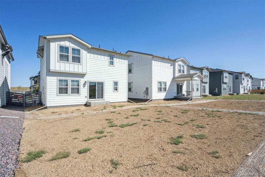 Exterior details and patio area of a home in Legato, Commerce City (Image 3).