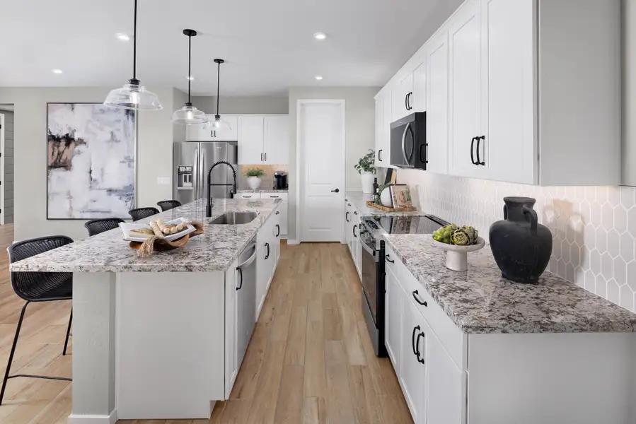 Representative furnished interior of a home built from the Imperial by Beazer Homes in Montana Vista - Summit, Buckeye (Image 15).