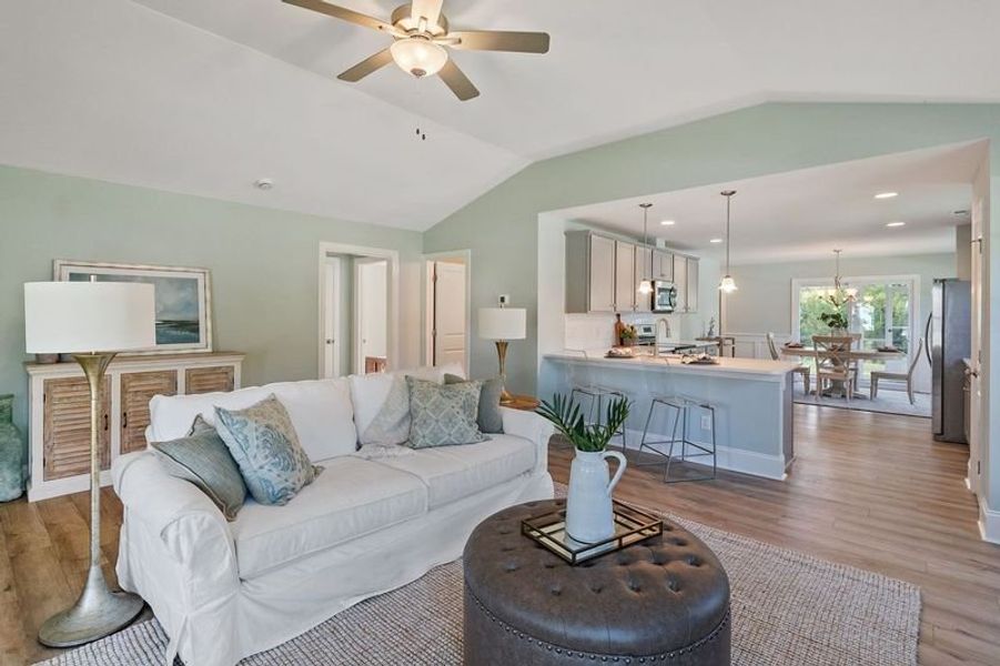 Furnished interior view inside a new home in Osprey Landing, Southport (Image 7).