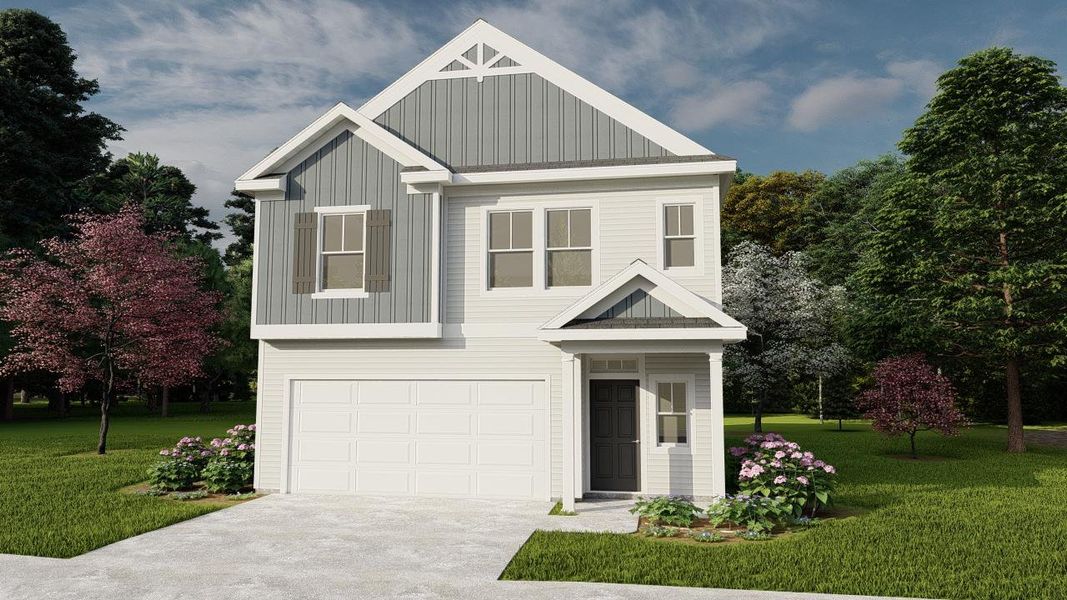 1888 Ivey Color Rendering Elevation D 1888 Ivey Color Rendering Elevation D