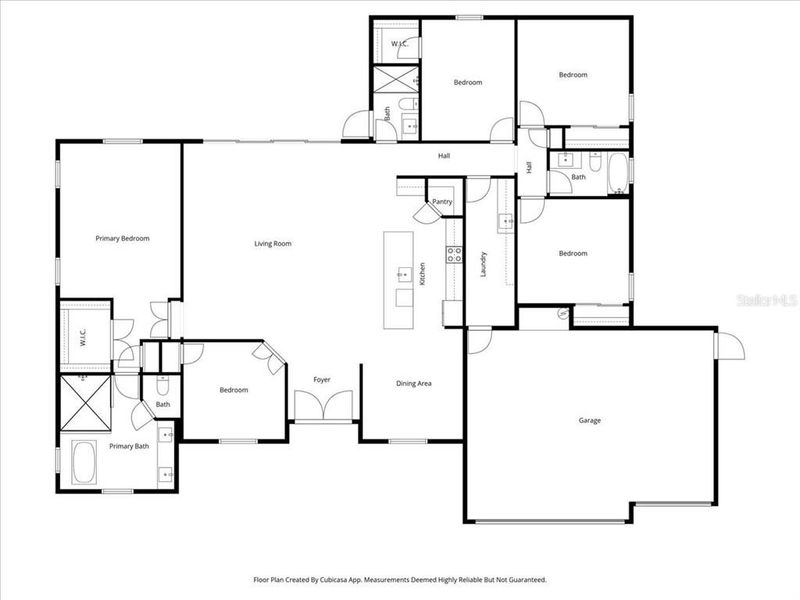 2D floor plan layout of this home in , Spring Hill, FL (Image 5). 2D floor plan layout of this home in , Spring Hill, FL (Image 5).