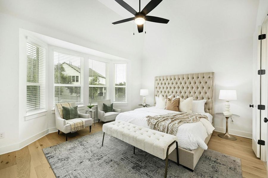 Furnished interior view inside a new home in Evergreen, Conroe (Image 3).