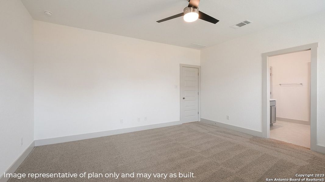 Spacious, unfurnished interior of a new home in Riverstone at Westpointe, San Antonio (Image 16).