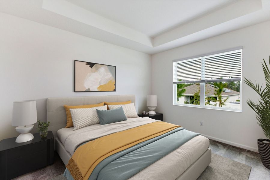 Representative furnished interior of a home built from the Augustine by Park Square Residential in Summerbrooke, Mount Dora (Image 5).
