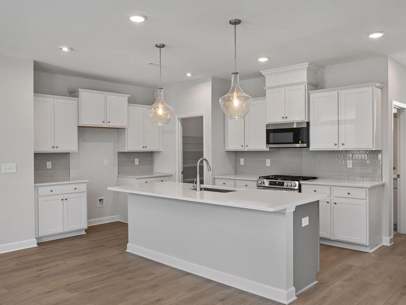 Furnished interior view inside a new home in Gregory Village, Lillington (Image 3).