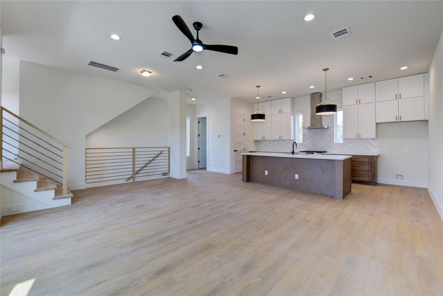 Kitchen from Living Kitchen from Living