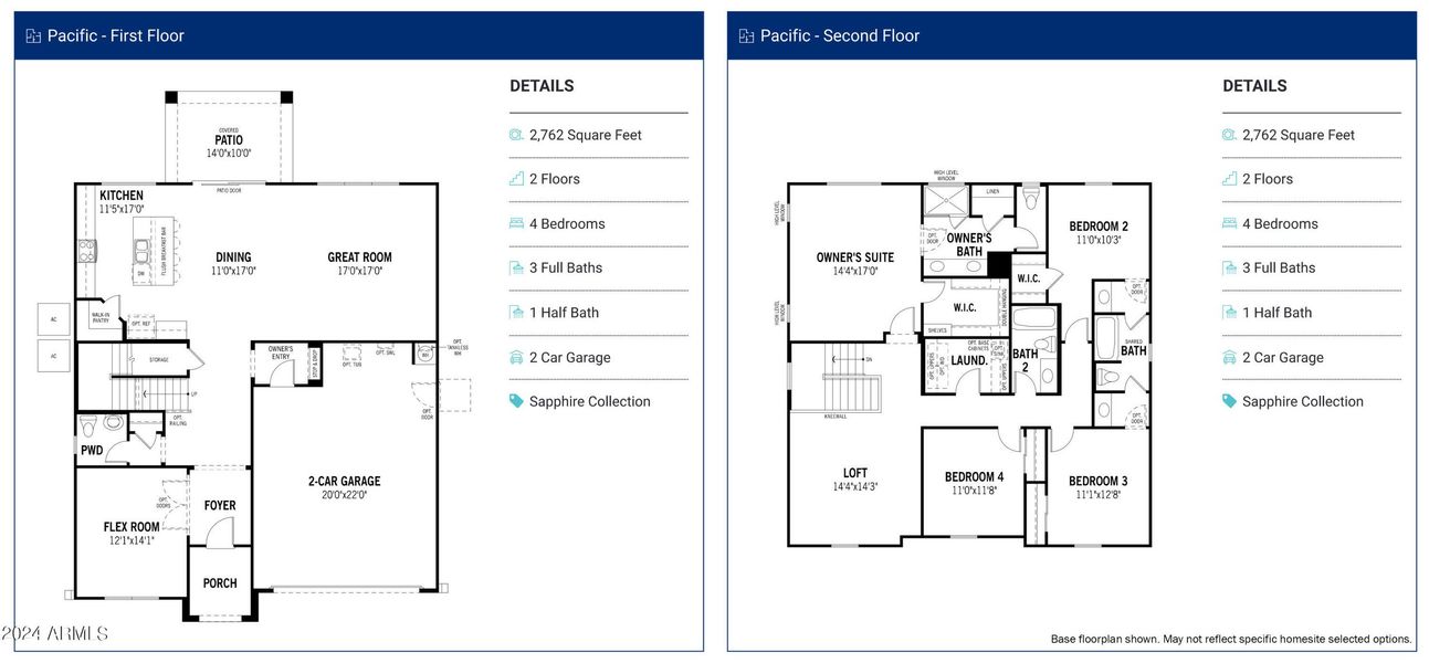 Pacific Floorplan