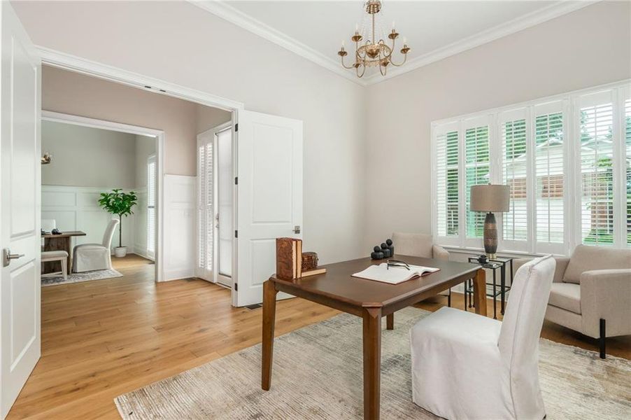 Furnished interior view inside a new home in , Brookhaven (Image 6).