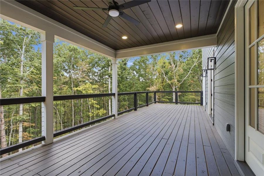 Exterior details and patio area of a home in , Ball Ground (Image 4).