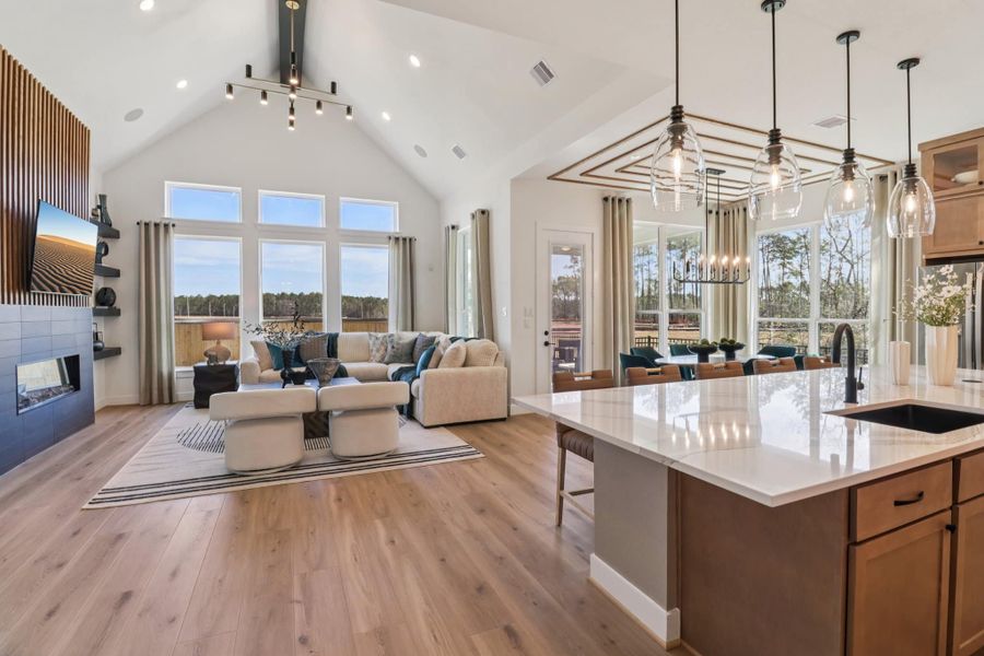 Furnished interior view inside a new home in Audubon, Magnolia (Image 13). Furnished interior view inside a new home in Audubon, Magnolia (Image 13).