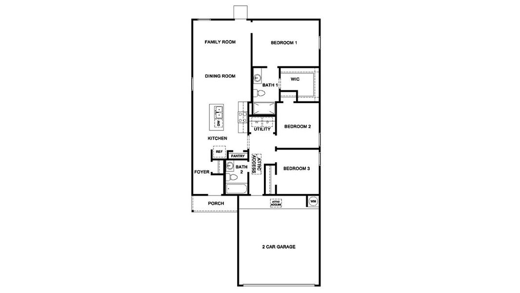 2D floor plan layout of this home in Lucero, San Antonio, TX (Image 2). 2D floor plan layout of this home in Lucero, San Antonio, TX (Image 2).