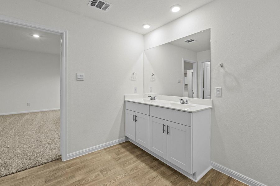 Furnished interior view inside a new home in Trace, San Marcos (Image 8).