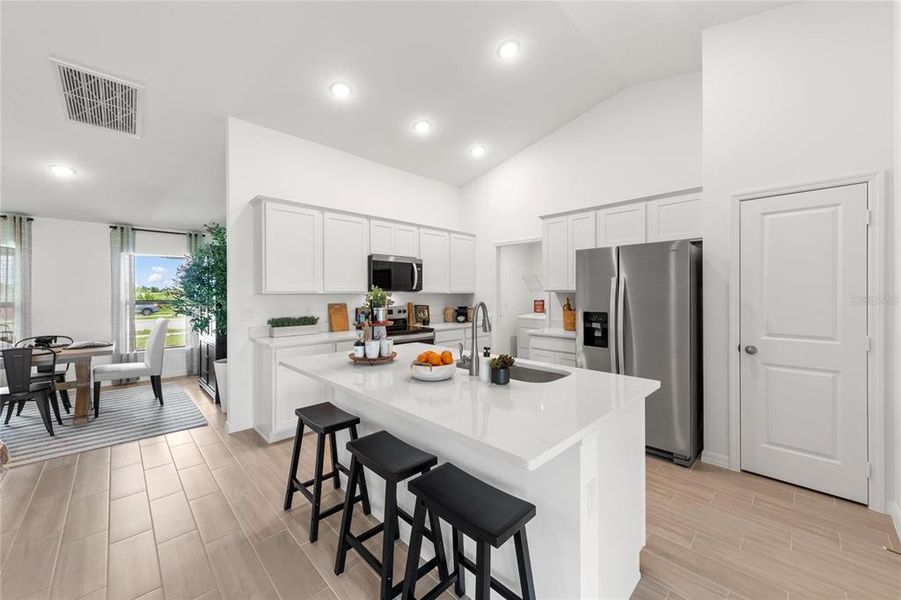 Furnished interior view inside a new home in , Citrus Springs (Image 4).