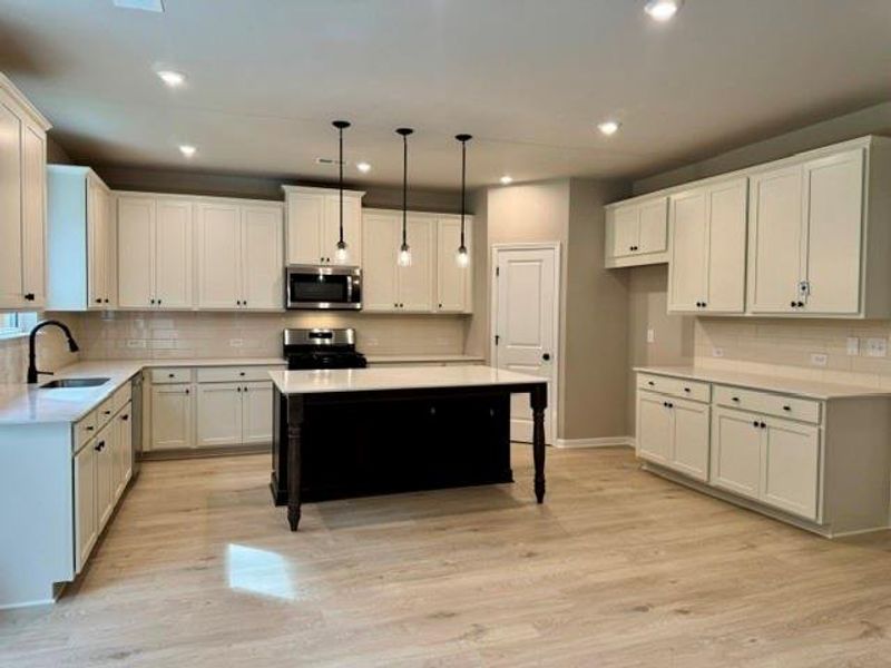 Furnished interior view inside a new home in The Overlook at Factory Shoals, Mableton (Image 9).