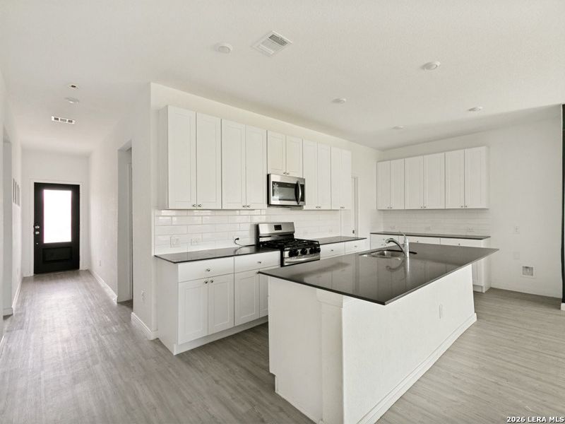 Furnished interior view inside a new home in , Converse (Image 3).