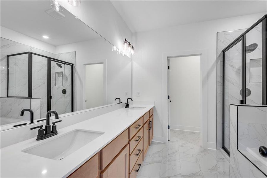 Furnished interior view inside a new home in , Suwanee (Image 4).
