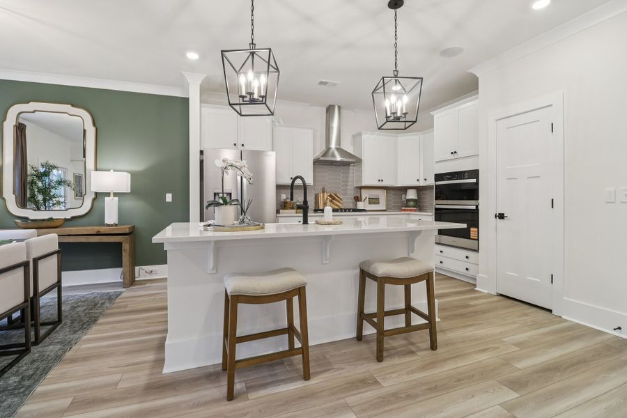 Representative furnished interior of a home built from the Bradley II by Great Southern Homes in Sedona, Greenville (Image 81).