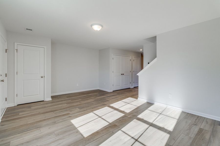 Spacious, unfurnished interior of a new home in Astoria, Columbia (Image 14). Spacious, unfurnished interior of a new home in Astoria, Columbia (Image 14).