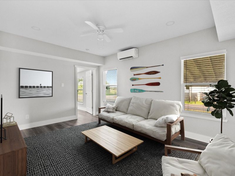 Furnished interior view inside a new home in , Dickinson (Image 5). Furnished interior view inside a new home in , Dickinson (Image 5).