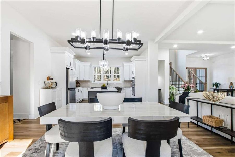 Furnished interior view inside a new home in , Winston (Image 46).