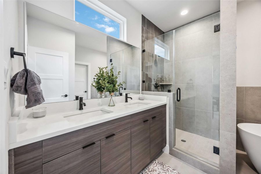 Furnished interior view inside a new home in , Houston (Image 7).