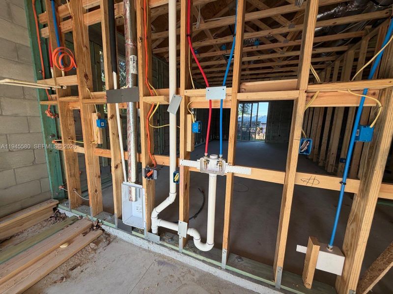 In-progress construction of a new home in , Fort Myers, FL (Image 21).