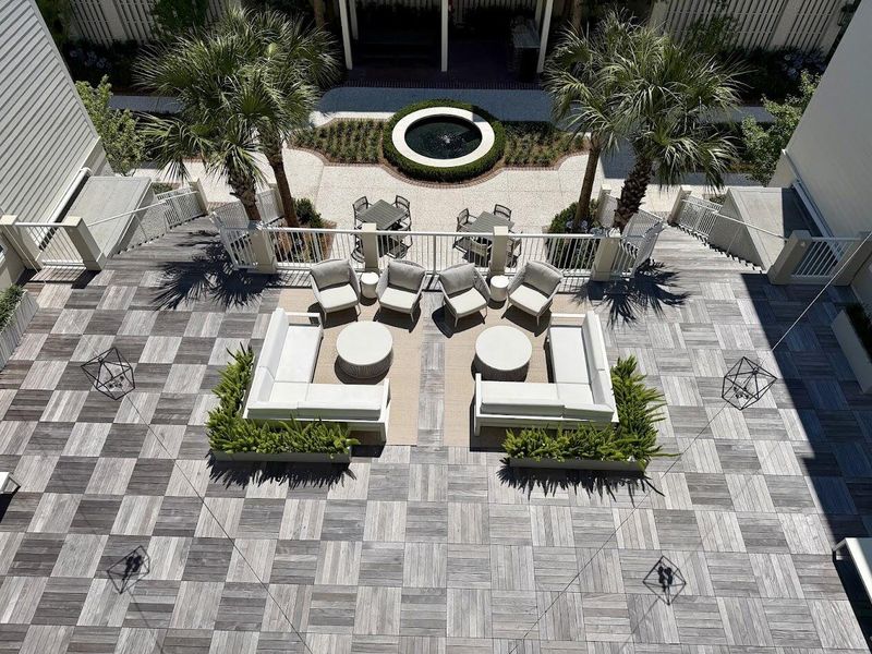 Exterior details and patio area of a home in , Charleston (Image 28).