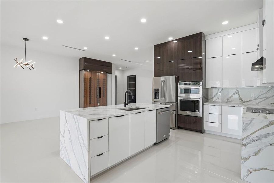 Furnished interior view inside a new home in , Tampa (Image 17).