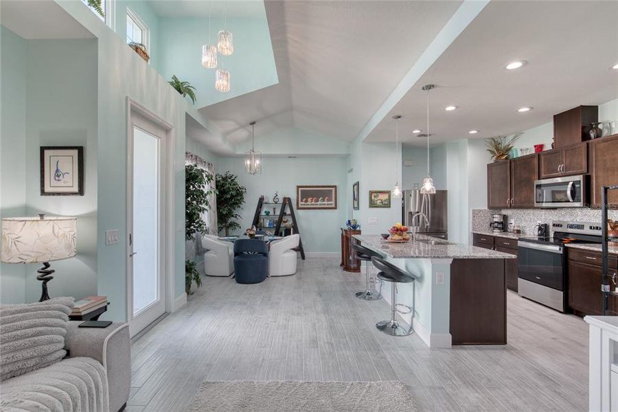Furnished interior view inside a new home in , Daytona Beach (Image 10).