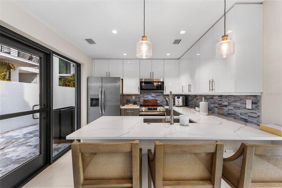 Furnished interior view inside a new home in , Sarasota (Image 15).