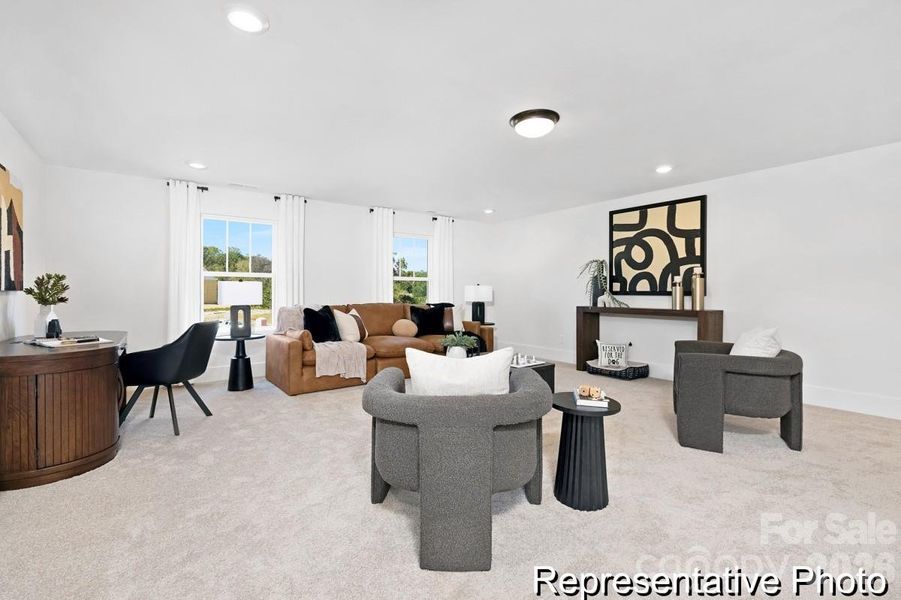 Furnished interior view inside a new home in Lowell Woods, Lowell (Image 31).