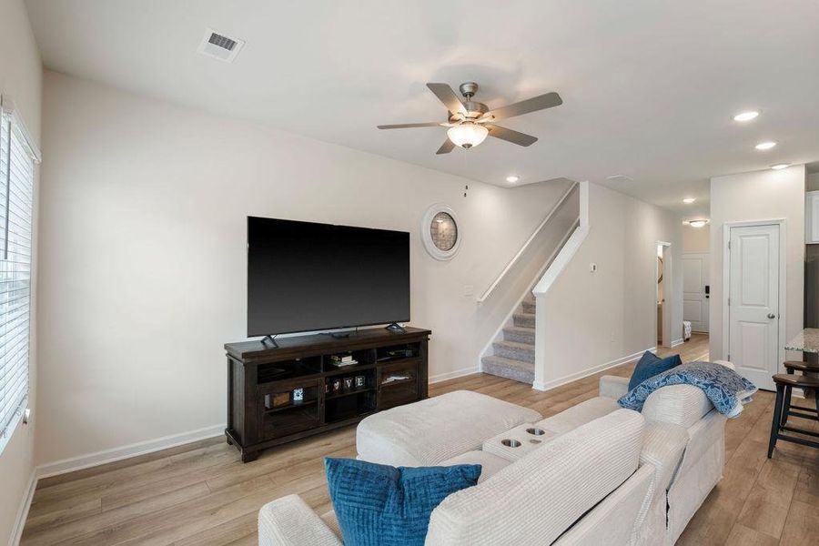 Furnished interior view inside a new home in , Hoschton (Image 35).