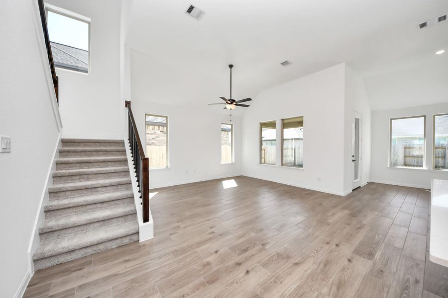 Spacious, unfurnished interior of a new home in 50' Traditional Homes at Elyson, Katy (Image 21). Spacious, unfurnished interior of a new home in 50' Traditional Homes at Elyson, Katy (Image 21).