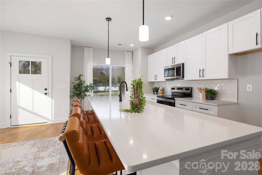 Furnished interior view inside a new home in , Charlotte (Image 7).