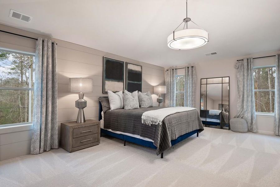 Furnished interior view inside a new home in Chapel Hill, Newnan (Image 27).