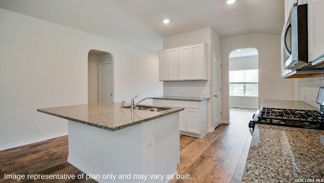 Furnished interior view inside a new home in Riverstone at Westpointe, San Antonio (Image 4).