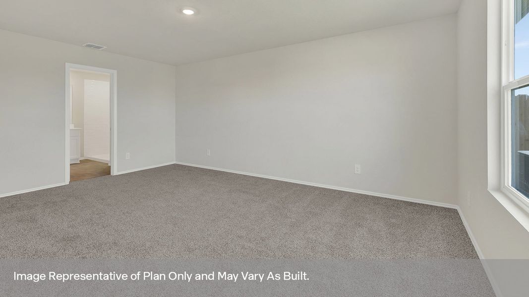 Representative unfurnished interior of a home built from the The Bailey by D.R. Horton in Navarro Fields, Seguin (Image 17).