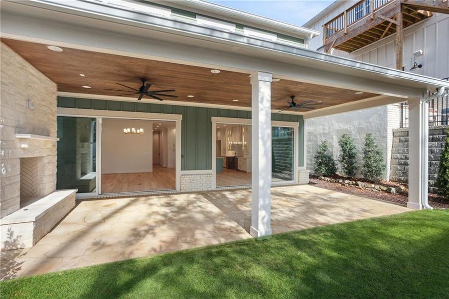 Exterior details and patio area of a home in , Marietta (Image 29).