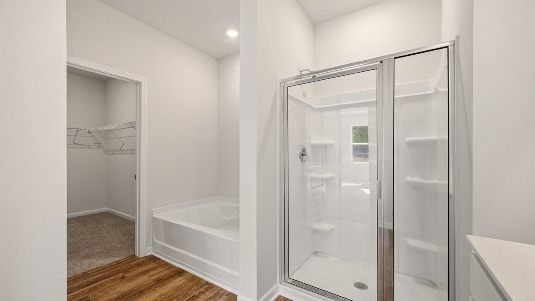 Furnished interior view inside a new home in The Reserve at Calcutta, Stockbridge (Image 10).