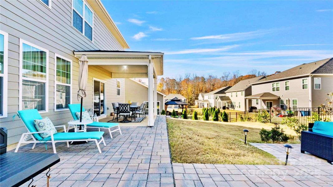 Exterior details and patio area of a home in Sylvan Creek, Denver (Image 25). Exterior details and patio area of a home in Sylvan Creek, Denver (Image 25).